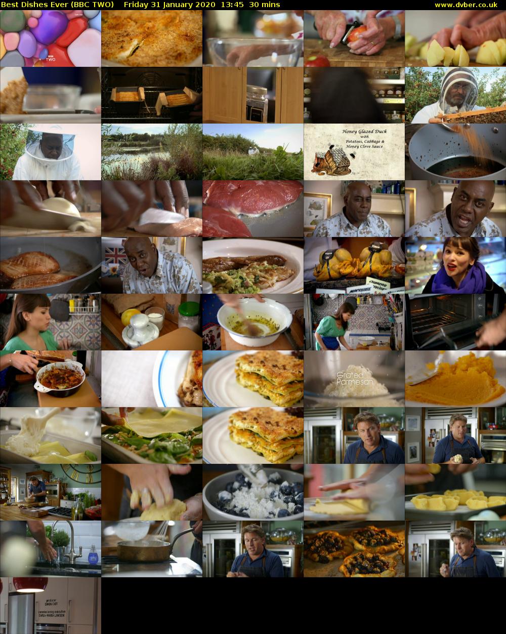 Best Dishes Ever (BBC TWO) Friday 31 January 2020 13:45 - 14:15