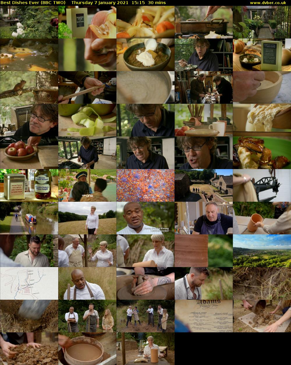 Best Dishes Ever (BBC TWO) Thursday 7 January 2021 15:15 - 15:45