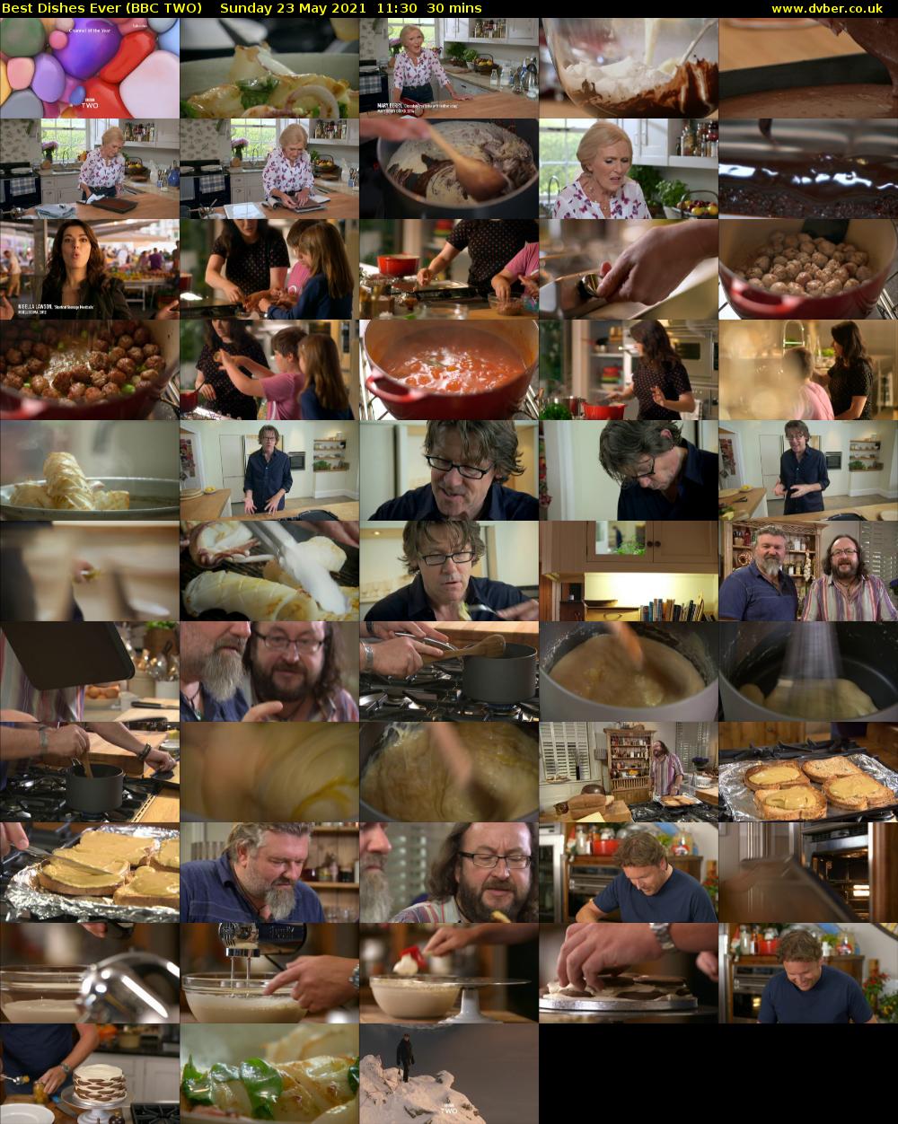 Best Dishes Ever (BBC TWO) Sunday 23 May 2021 11:30 - 12:00