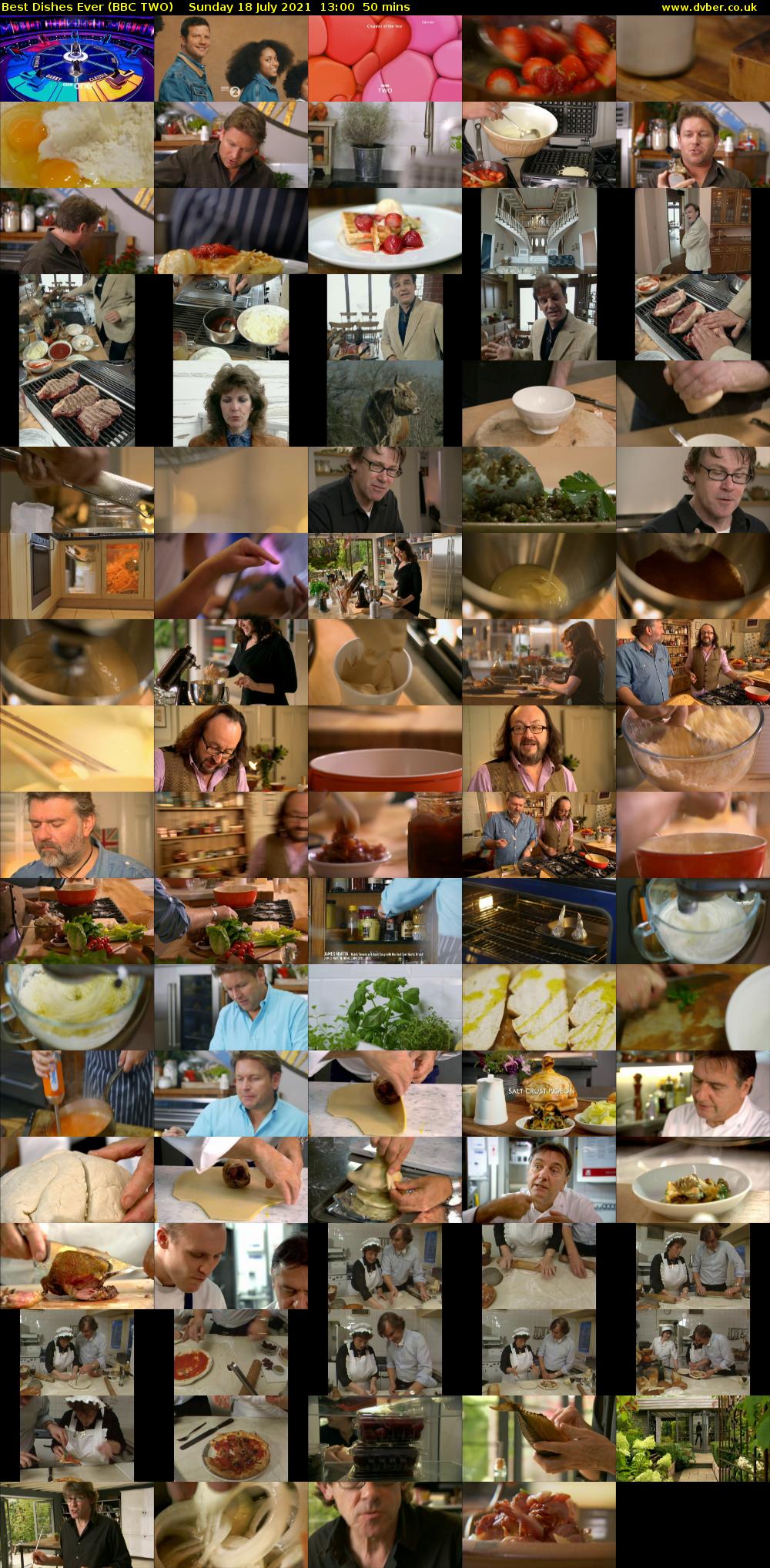 Best Dishes Ever (BBC TWO) Sunday 18 July 2021 13:00 - 13:50