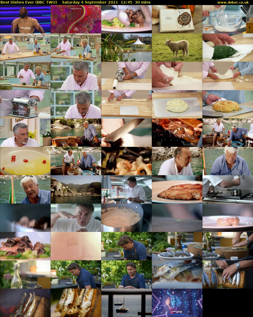 Best Dishes Ever (BBC TWO) Saturday 4 September 2021 12:45 - 13:15