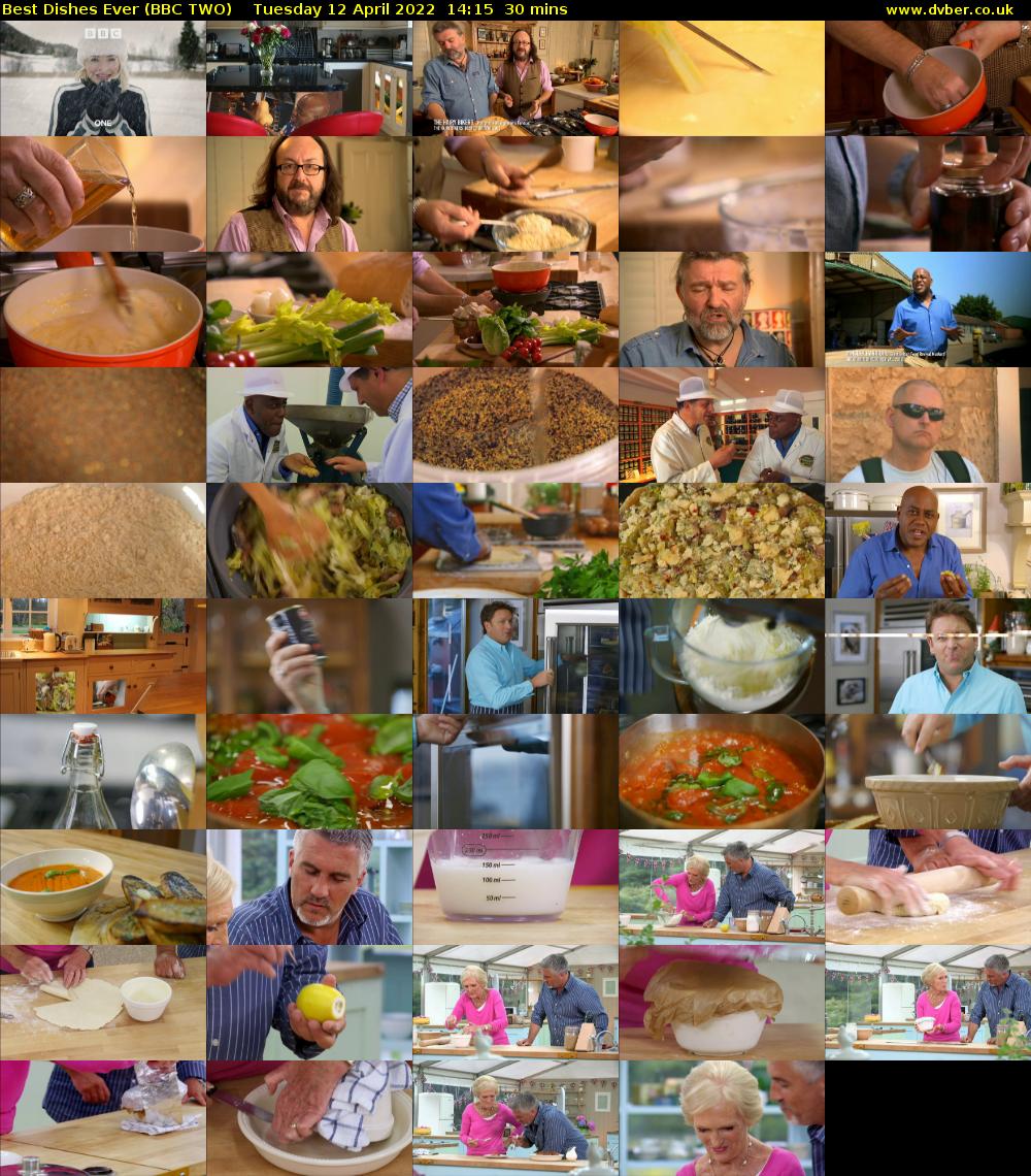 Best Dishes Ever (BBC TWO) Tuesday 12 April 2022 14:15 - 14:45