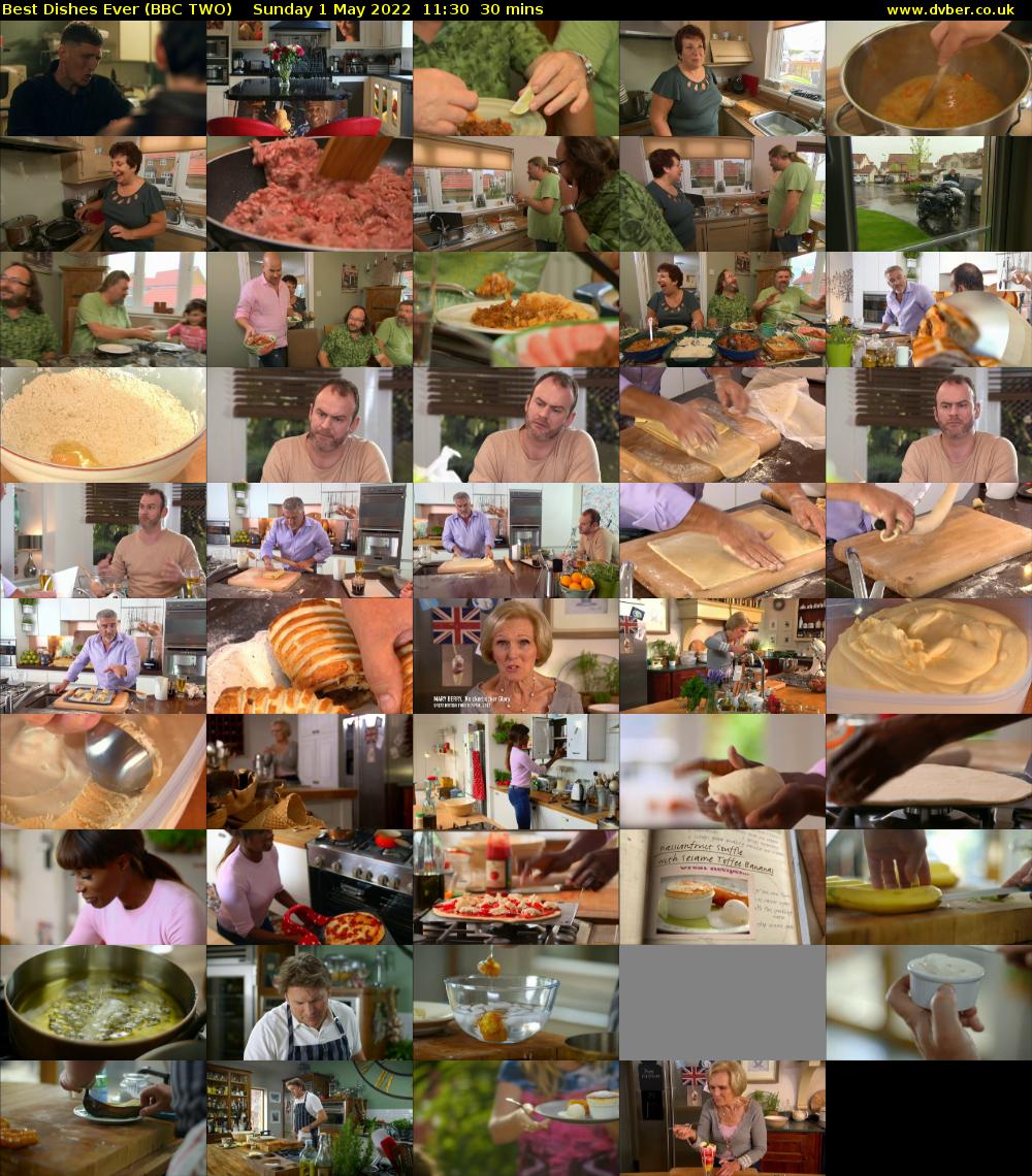 Best Dishes Ever (BBC TWO) Sunday 1 May 2022 11:30 - 12:00