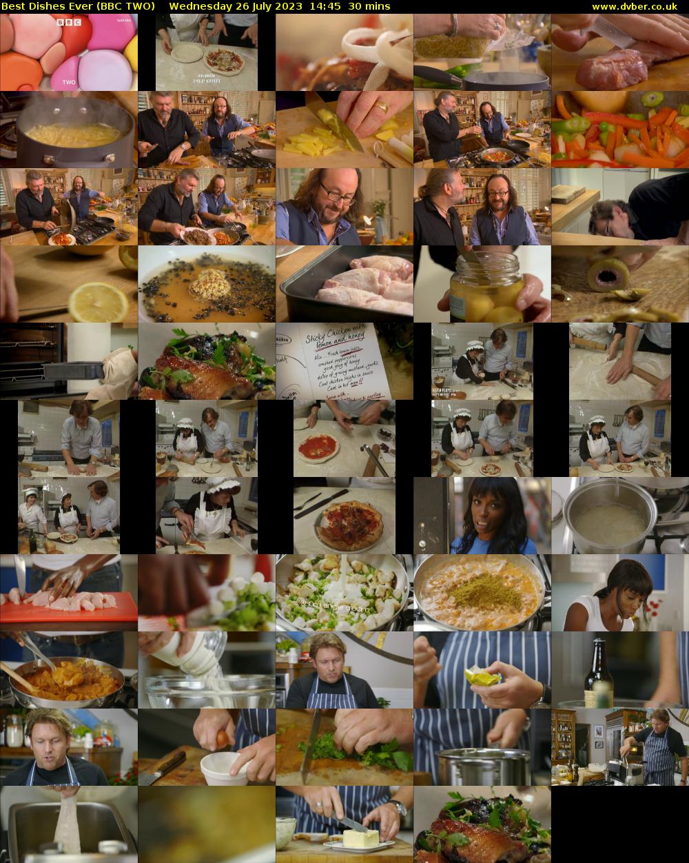 Best Dishes Ever (BBC TWO) Wednesday 26 July 2023 14:45 - 15:15