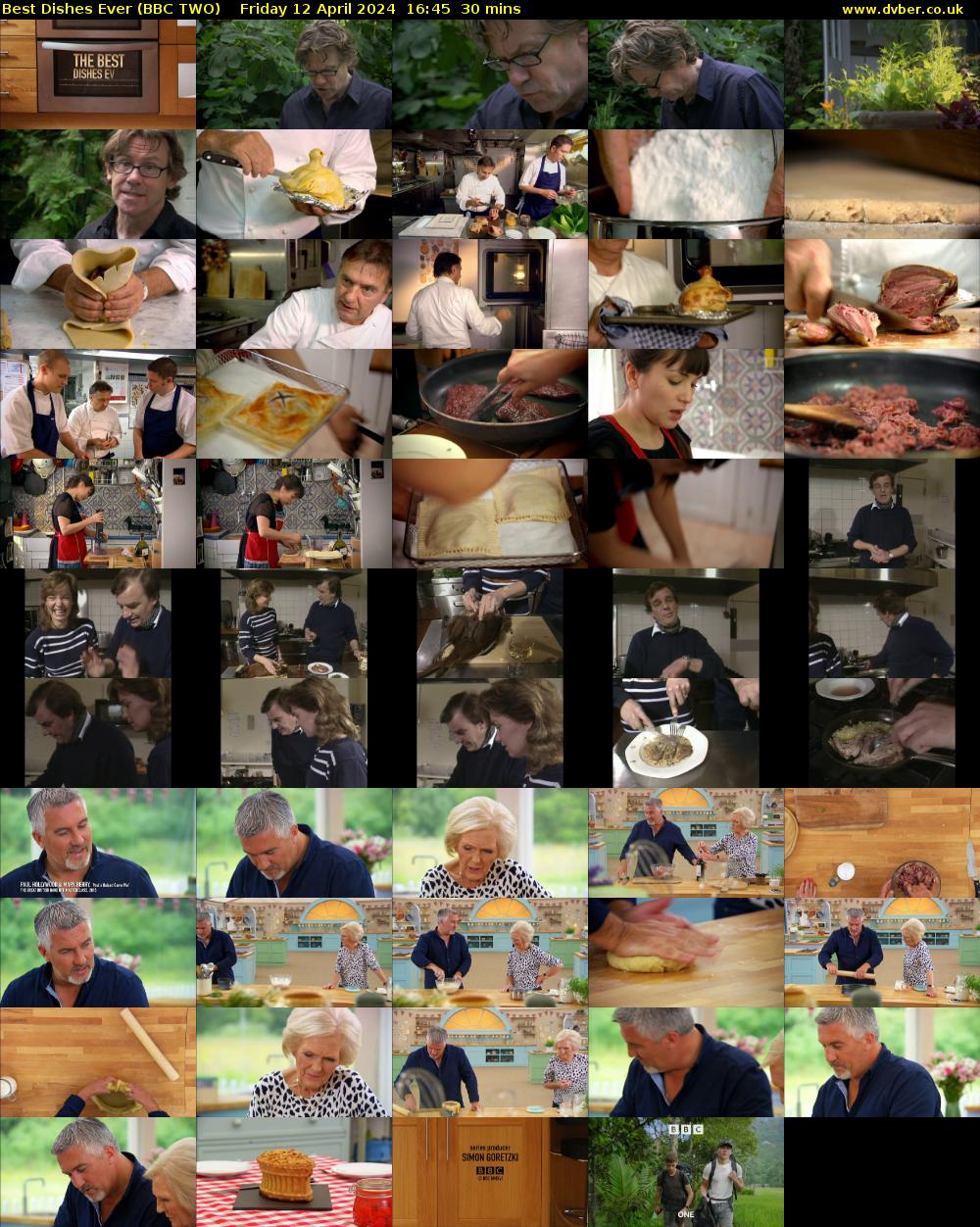 Best Dishes Ever (BBC TWO) Friday 12 April 2024 16:45 - 17:15