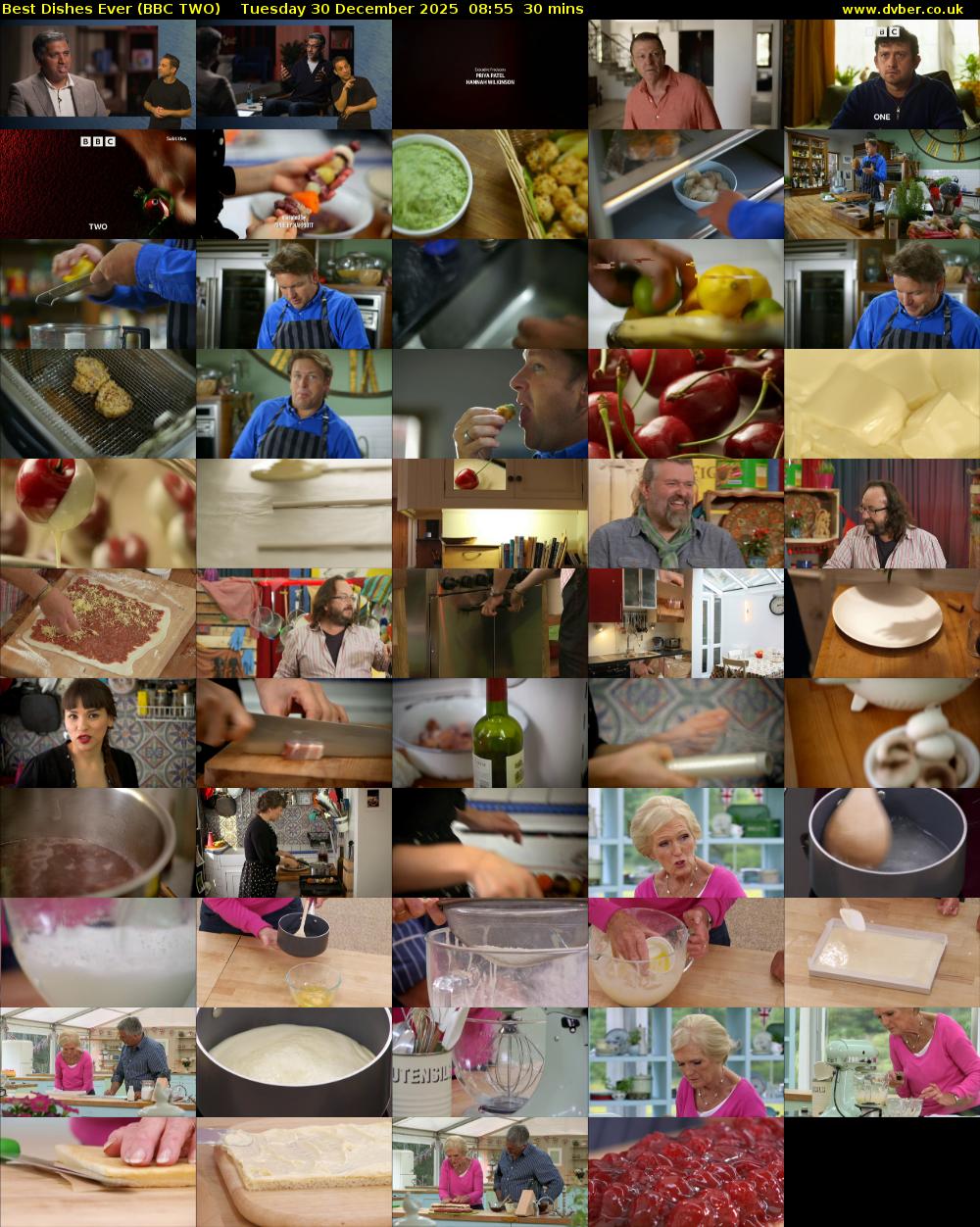 Best Dishes Ever (BBC TWO) Tuesday 30 December 2025 08:55 - 09:25