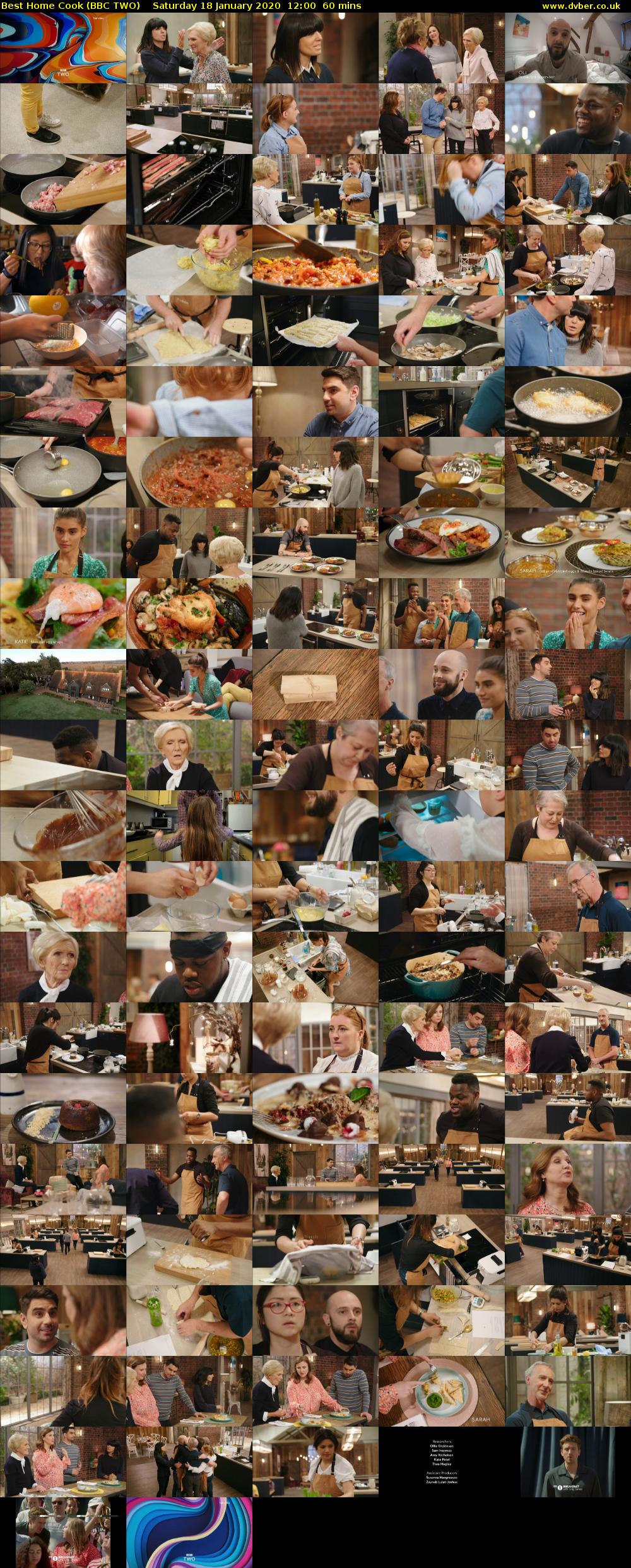 Best Home Cook (BBC TWO) Saturday 18 January 2020 12:00 - 13:00