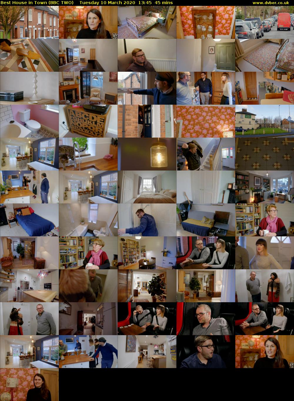 Best House in Town (BBC TWO) Tuesday 10 March 2020 13:45 - 14:30