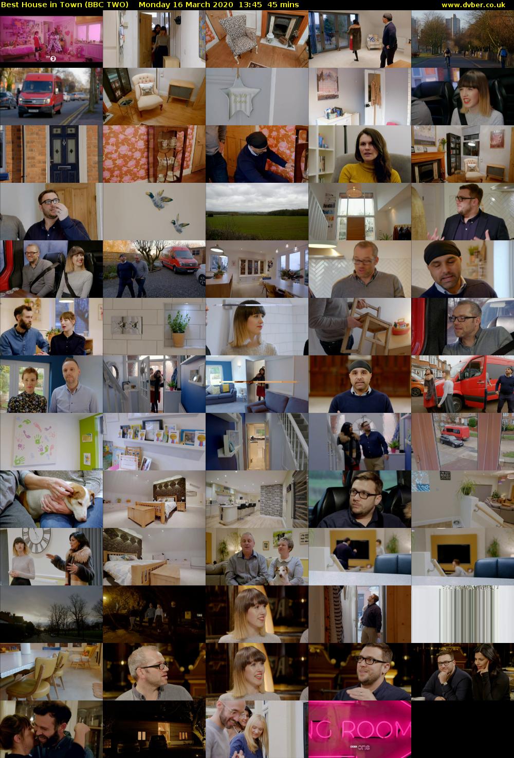 Best House in Town (BBC TWO) Monday 16 March 2020 13:45 - 14:30