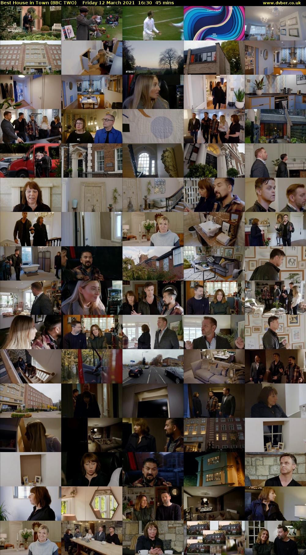 Best House in Town (BBC TWO) Friday 12 March 2021 16:30 - 17:15