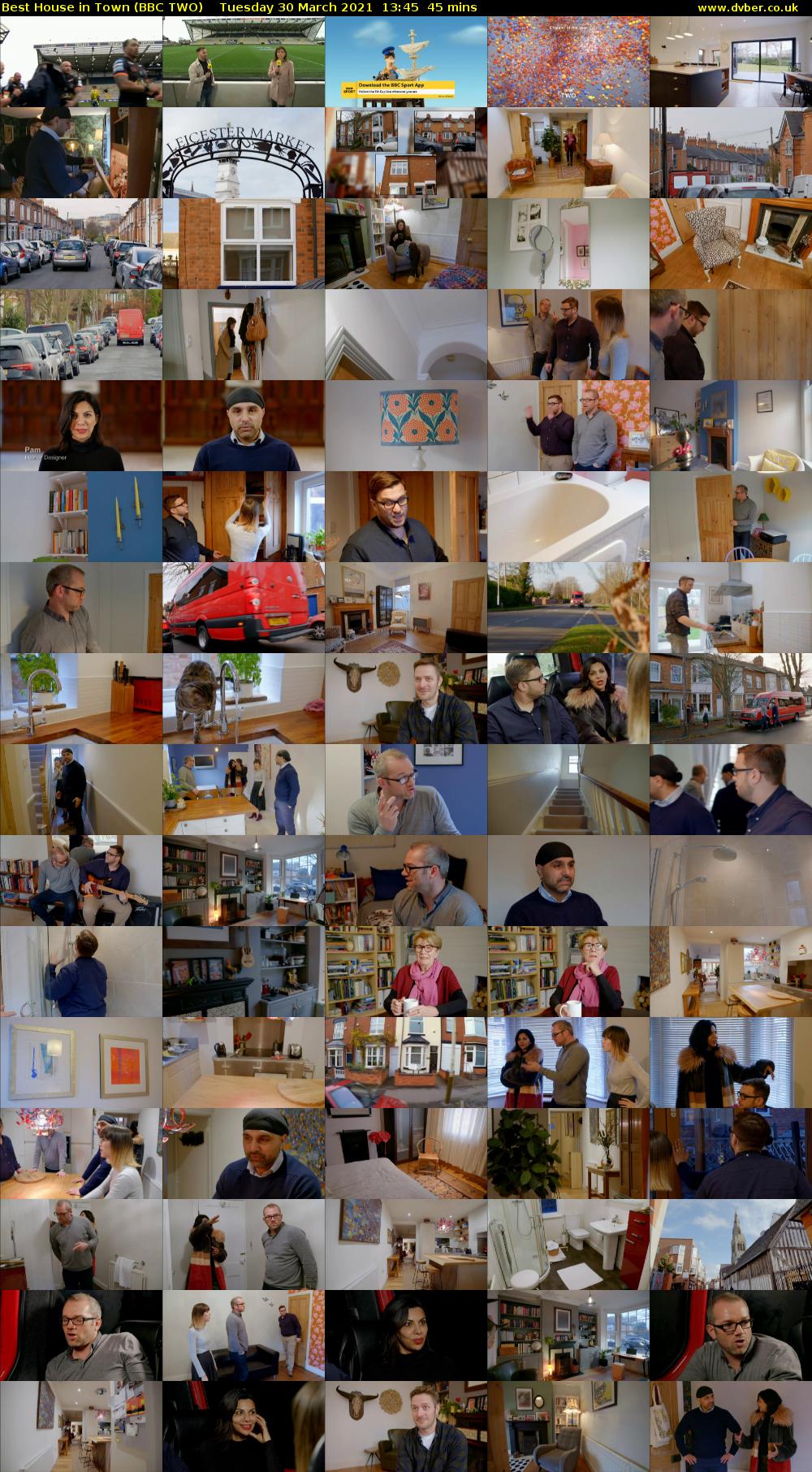 Best House in Town (BBC TWO) Tuesday 30 March 2021 13:45 - 14:30