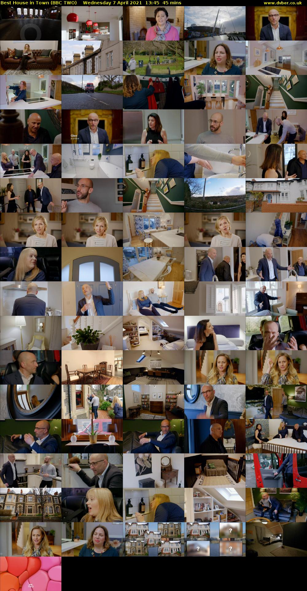 Best House in Town (BBC TWO) Wednesday 7 April 2021 13:45 - 14:30