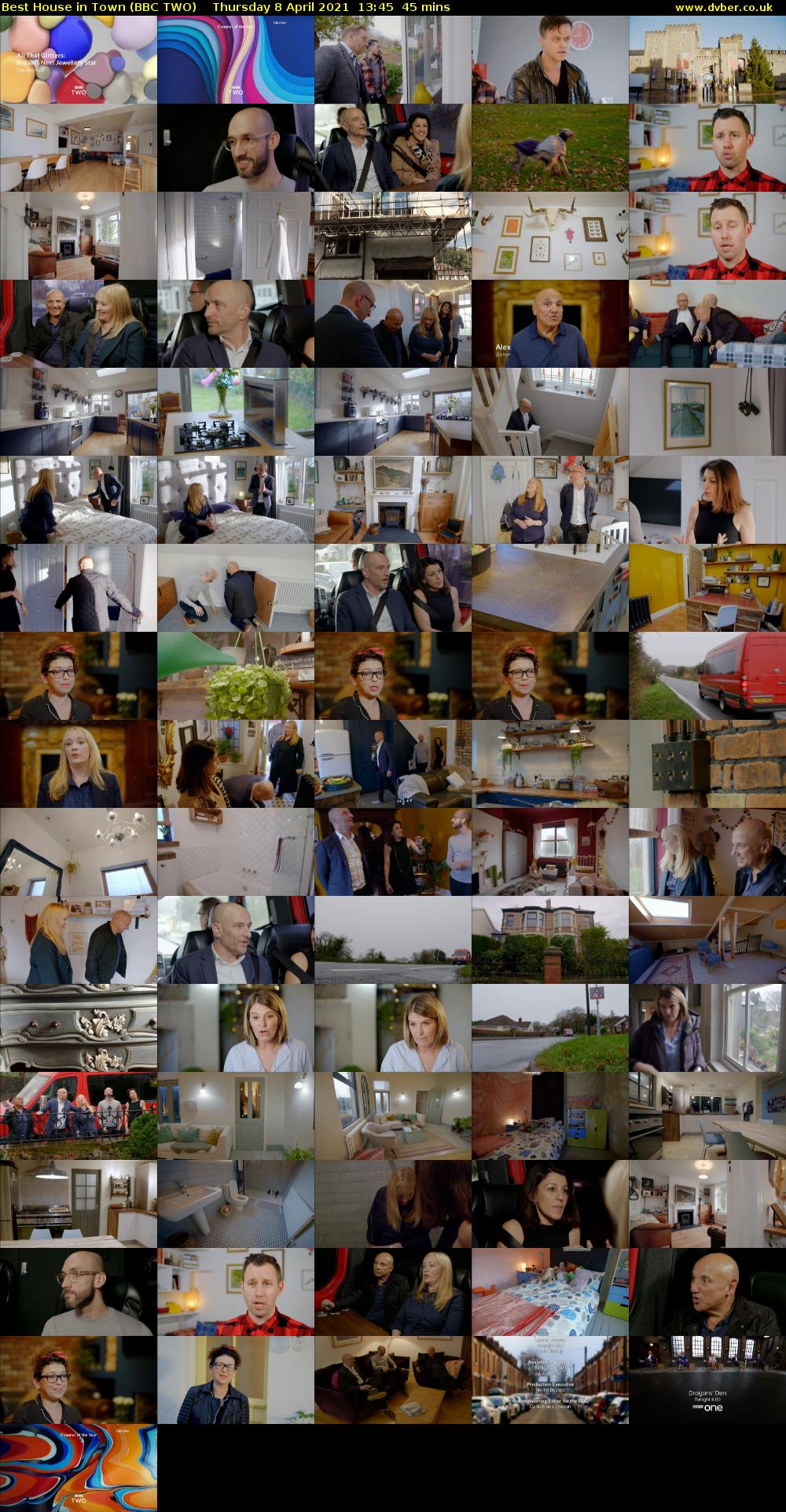 Best House in Town (BBC TWO) Thursday 8 April 2021 13:45 - 14:30