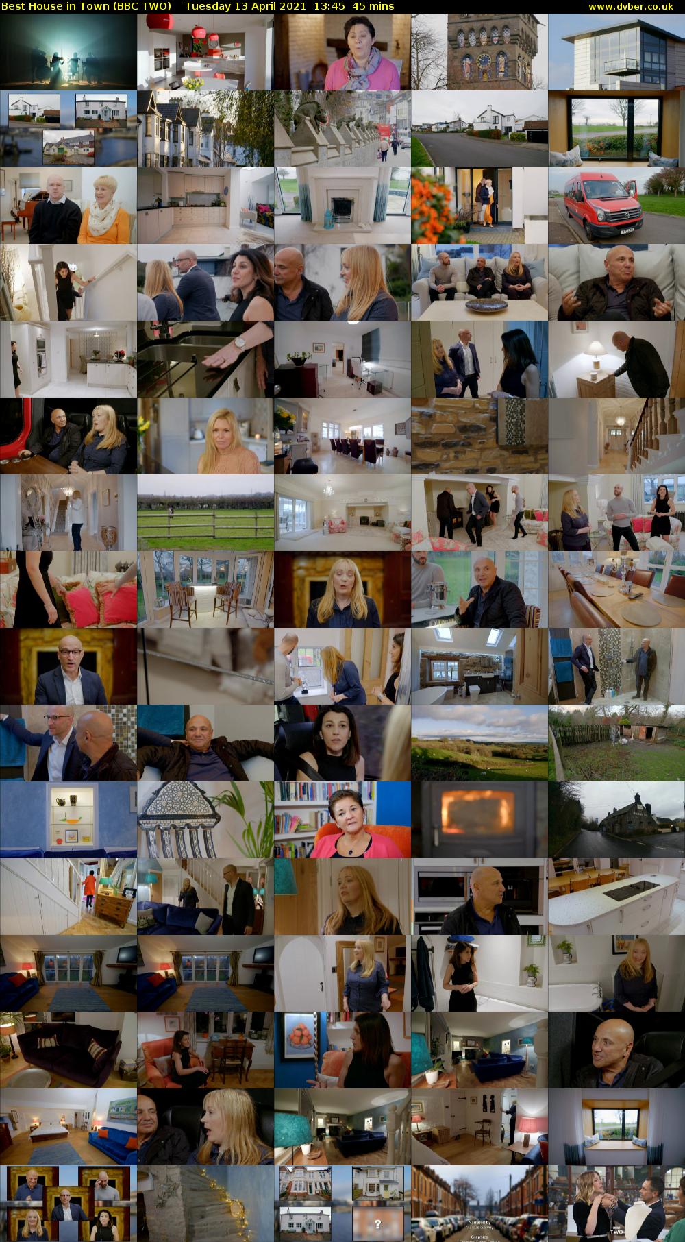 Best House in Town (BBC TWO) Tuesday 13 April 2021 13:45 - 14:30