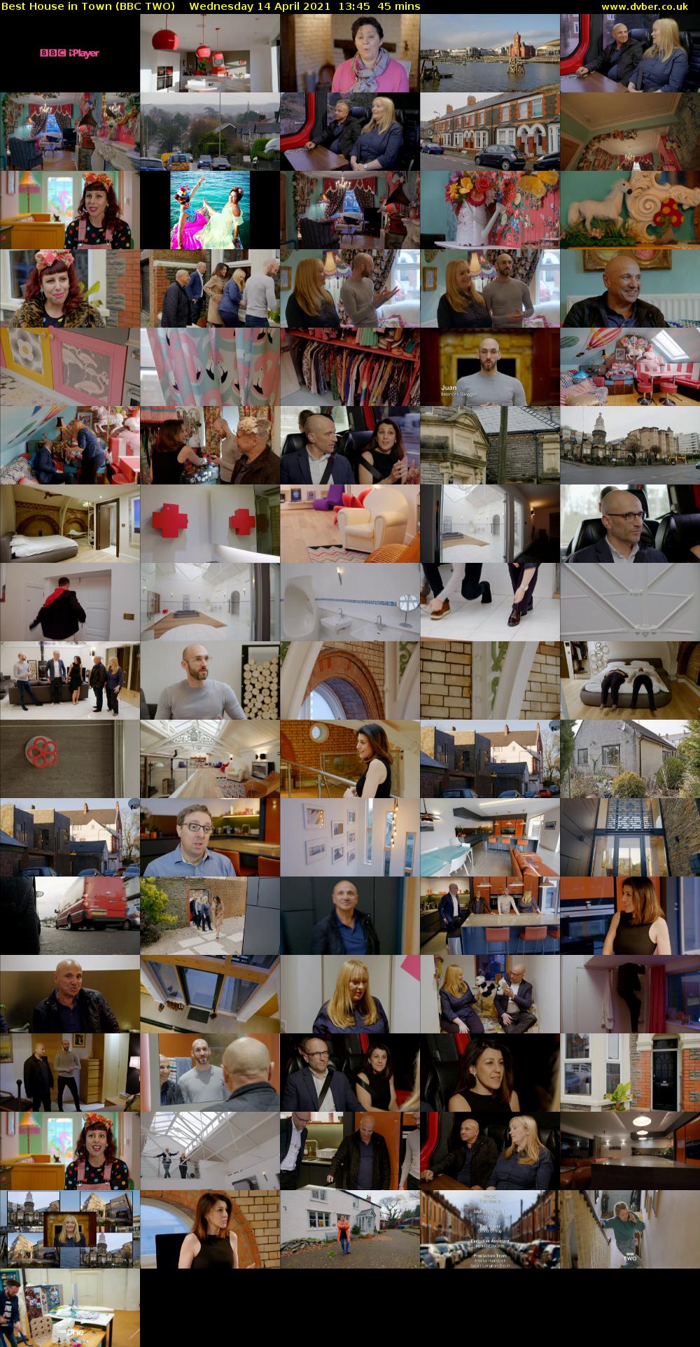 Best House in Town (BBC TWO) Wednesday 14 April 2021 13:45 - 14:30