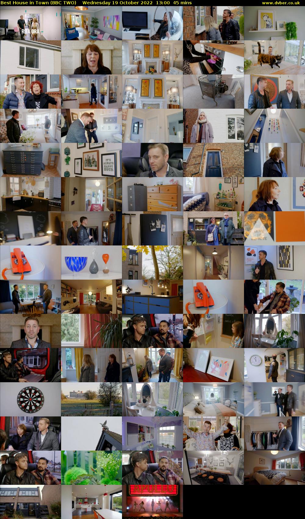 Best House in Town (BBC TWO) Wednesday 19 October 2022 13:00 - 13:45