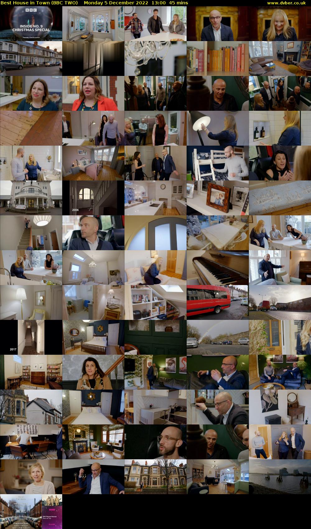 Best House in Town (BBC TWO) Monday 5 December 2022 13:00 - 13:45