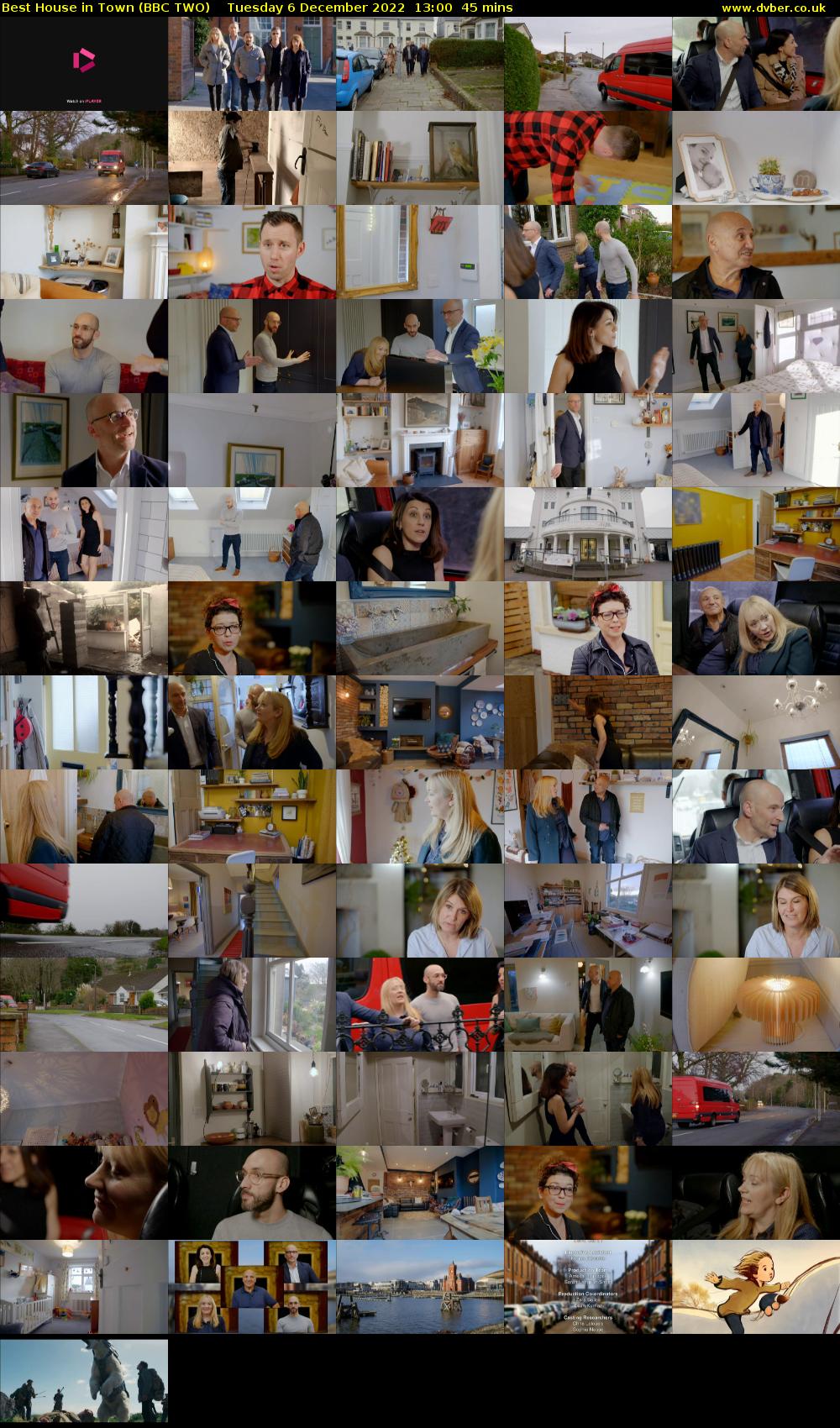 Best House in Town (BBC TWO) Tuesday 6 December 2022 13:00 - 13:45