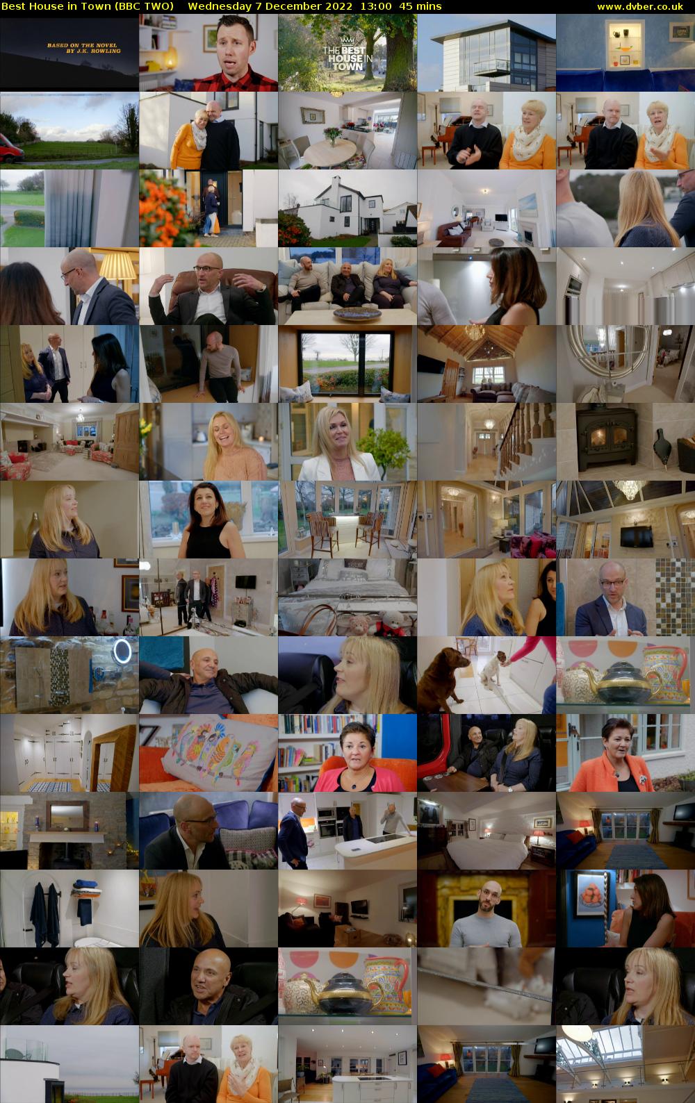 Best House in Town (BBC TWO) Wednesday 7 December 2022 13:00 - 13:45