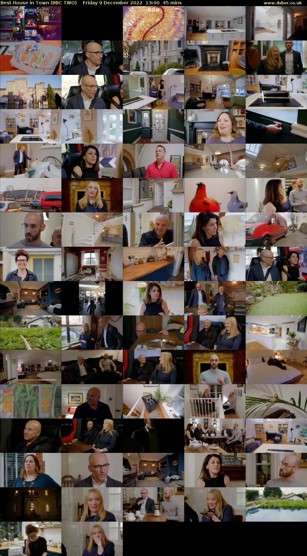Best House in Town (BBC TWO) Friday 9 December 2022 13:00 - 13:45