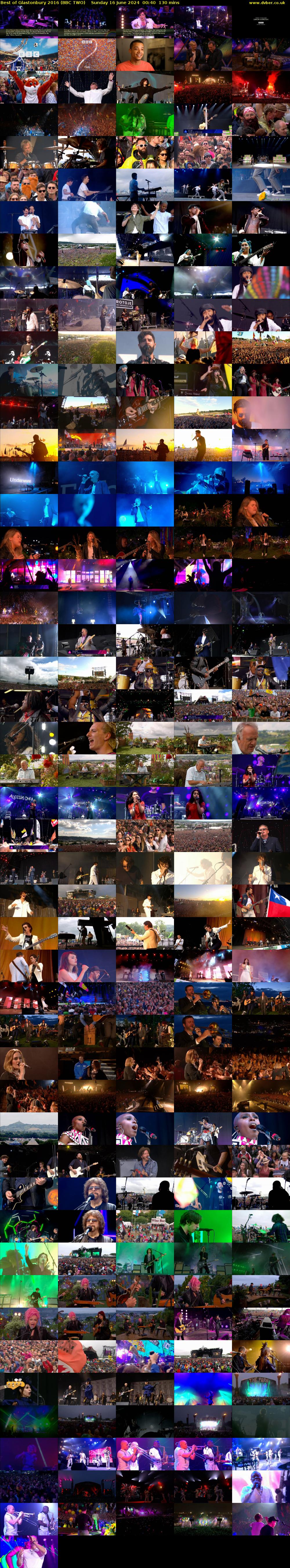 Best of Glastonbury 2016 (BBC TWO) Sunday 16 June 2024 00:40 - 02:50