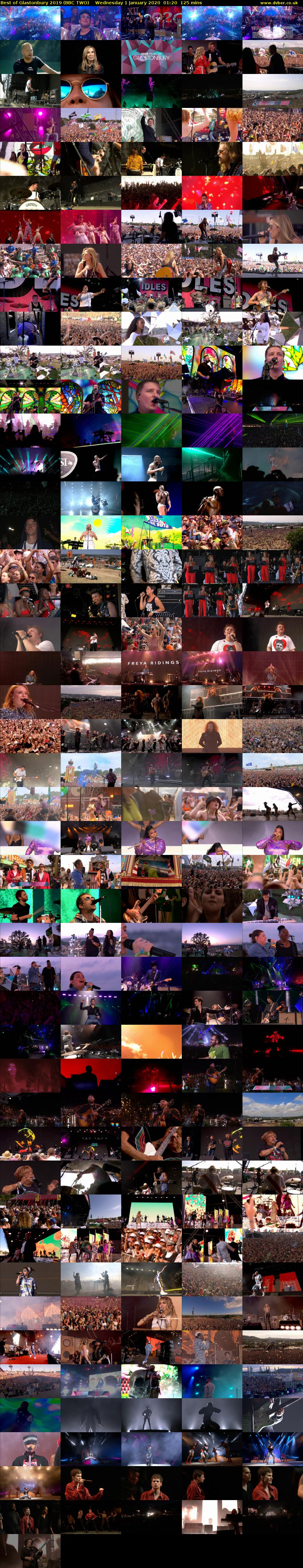 Best of Glastonbury 2019 (BBC TWO) Wednesday 1 January 2020 01:20 - 03:25