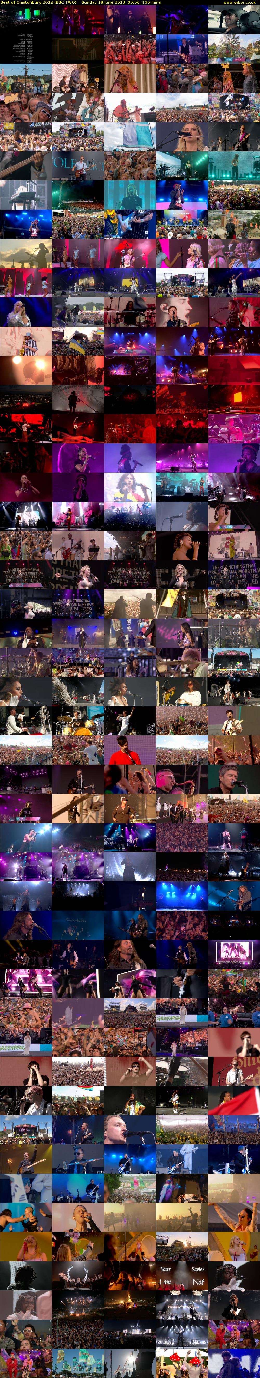 Best of Glastonbury 2022 (BBC TWO) Sunday 18 June 2023 00:50 - 03:00