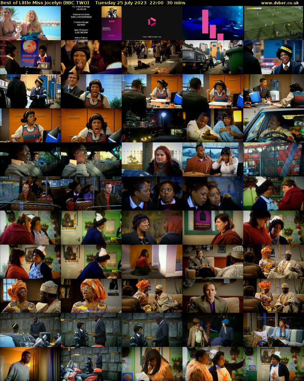 Best of Little Miss Jocelyn (BBC TWO) Tuesday 25 July 2023 22:00 - 22:30