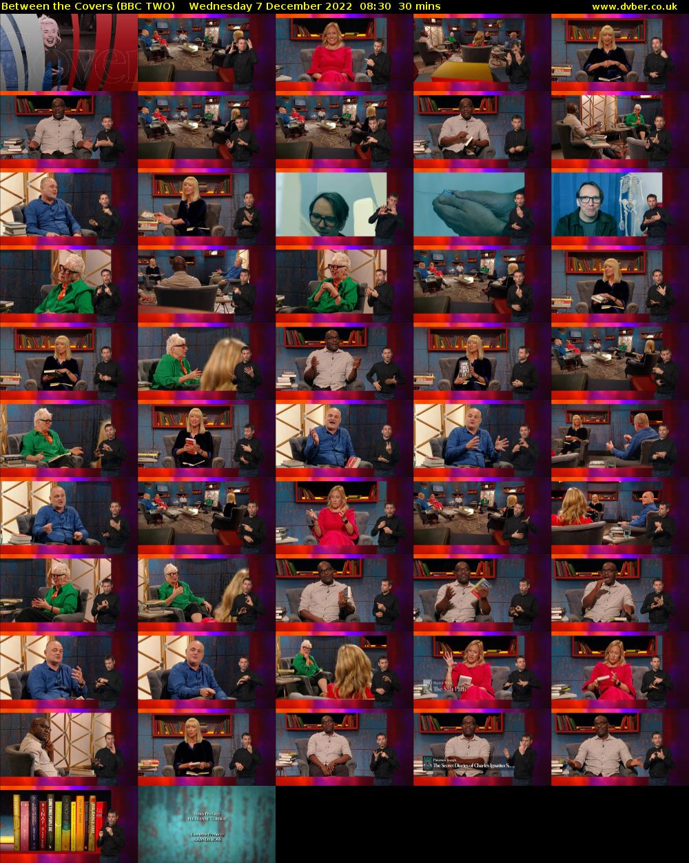 Between the Covers (BBC TWO) Wednesday 7 December 2022 08:30 - 09:00