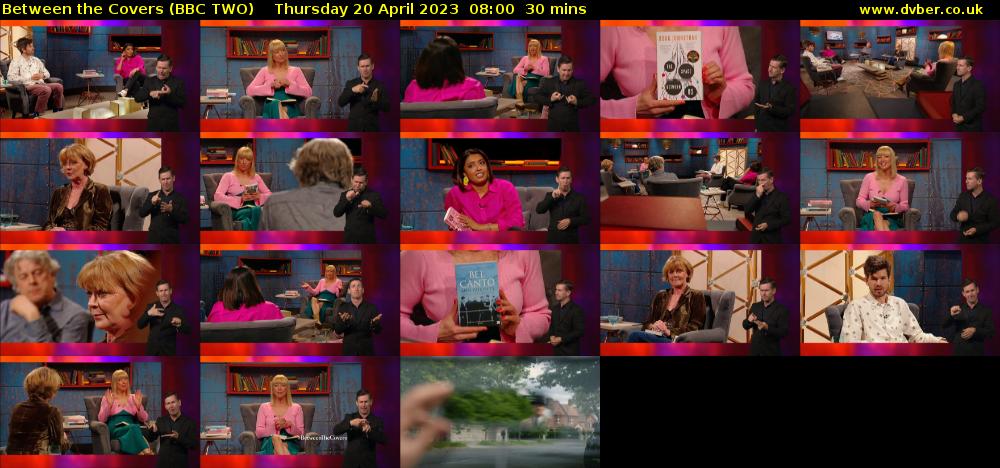 Between the Covers (BBC TWO) Thursday 20 April 2023 08:00 - 08:30