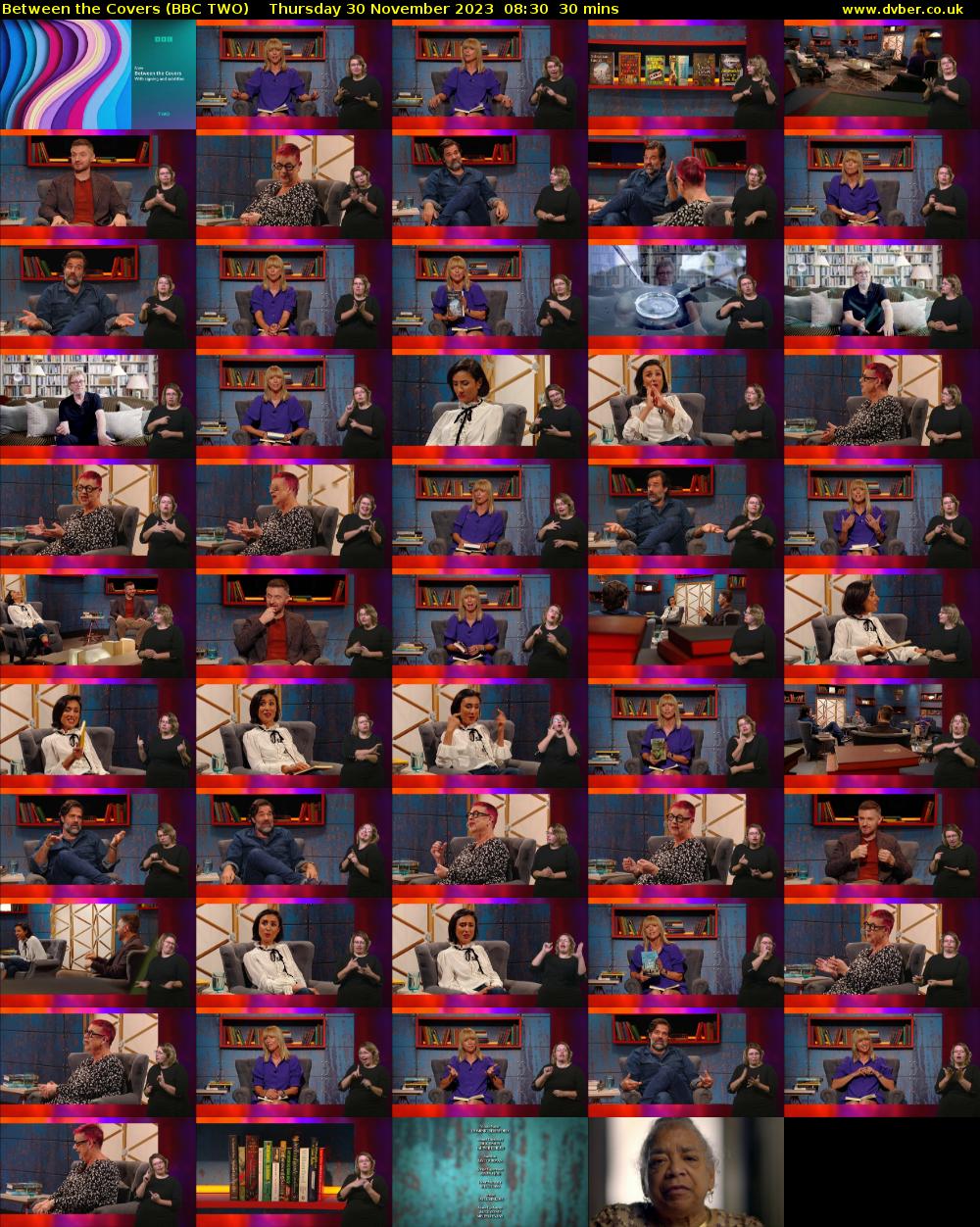 Between the Covers (BBC TWO) Thursday 30 November 2023 08:30 - 09:00