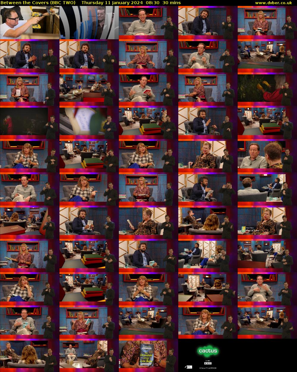 Between the Covers (BBC TWO) Thursday 11 January 2024 08:30 - 09:00