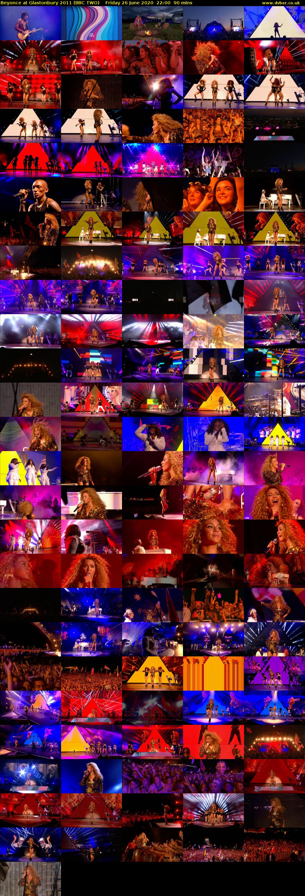 Beyonce at Glastonbury 2011 (BBC TWO) Friday 26 June 2020 22:00 - 23:30