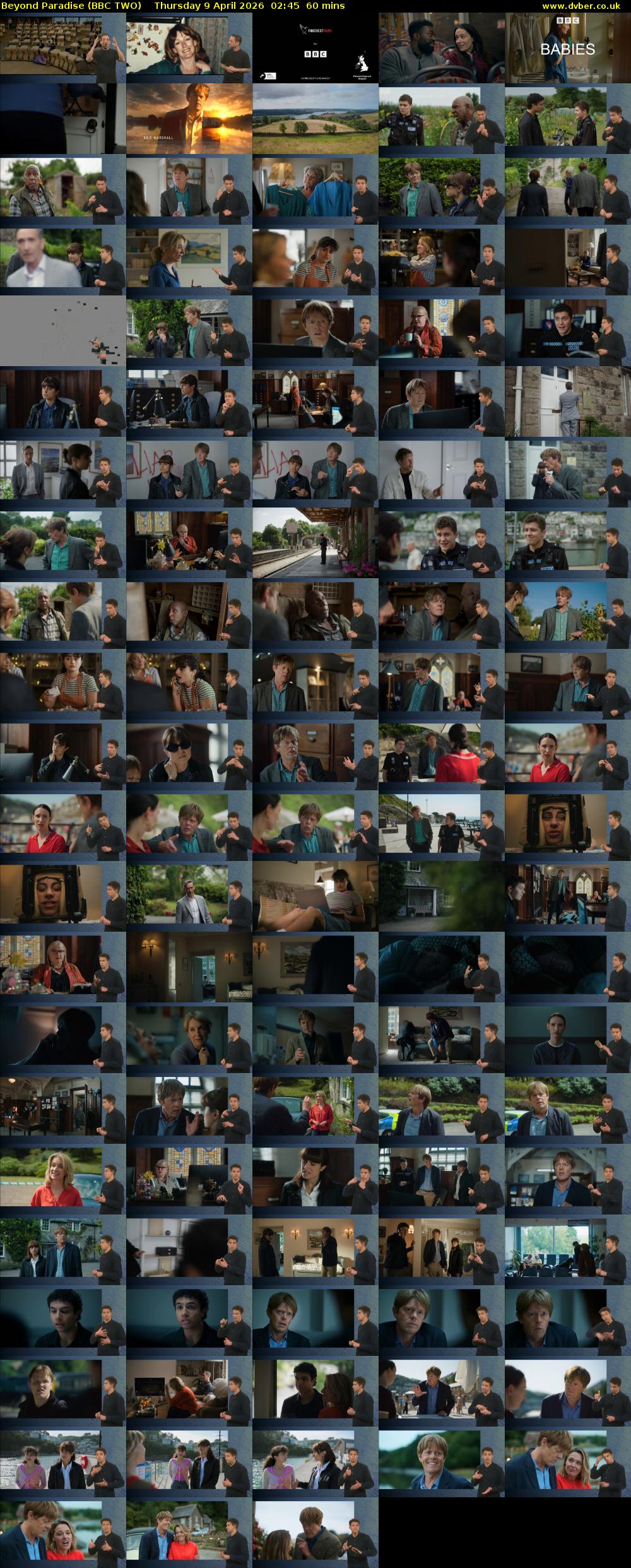 Beyond Paradise (BBC TWO) Thursday 9 April 2026 02:45 - 03:45