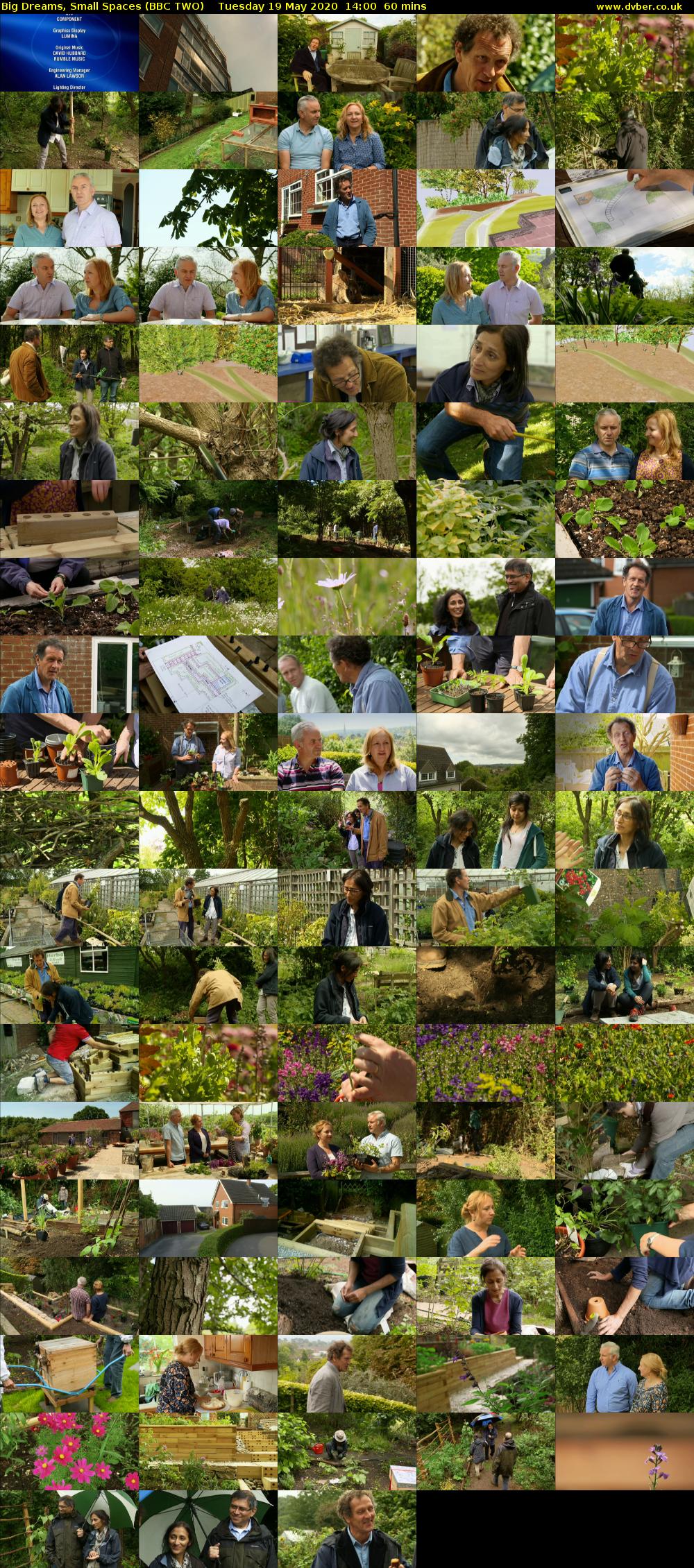Big Dreams, Small Spaces (BBC TWO) Tuesday 19 May 2020 14:00 - 15:00
