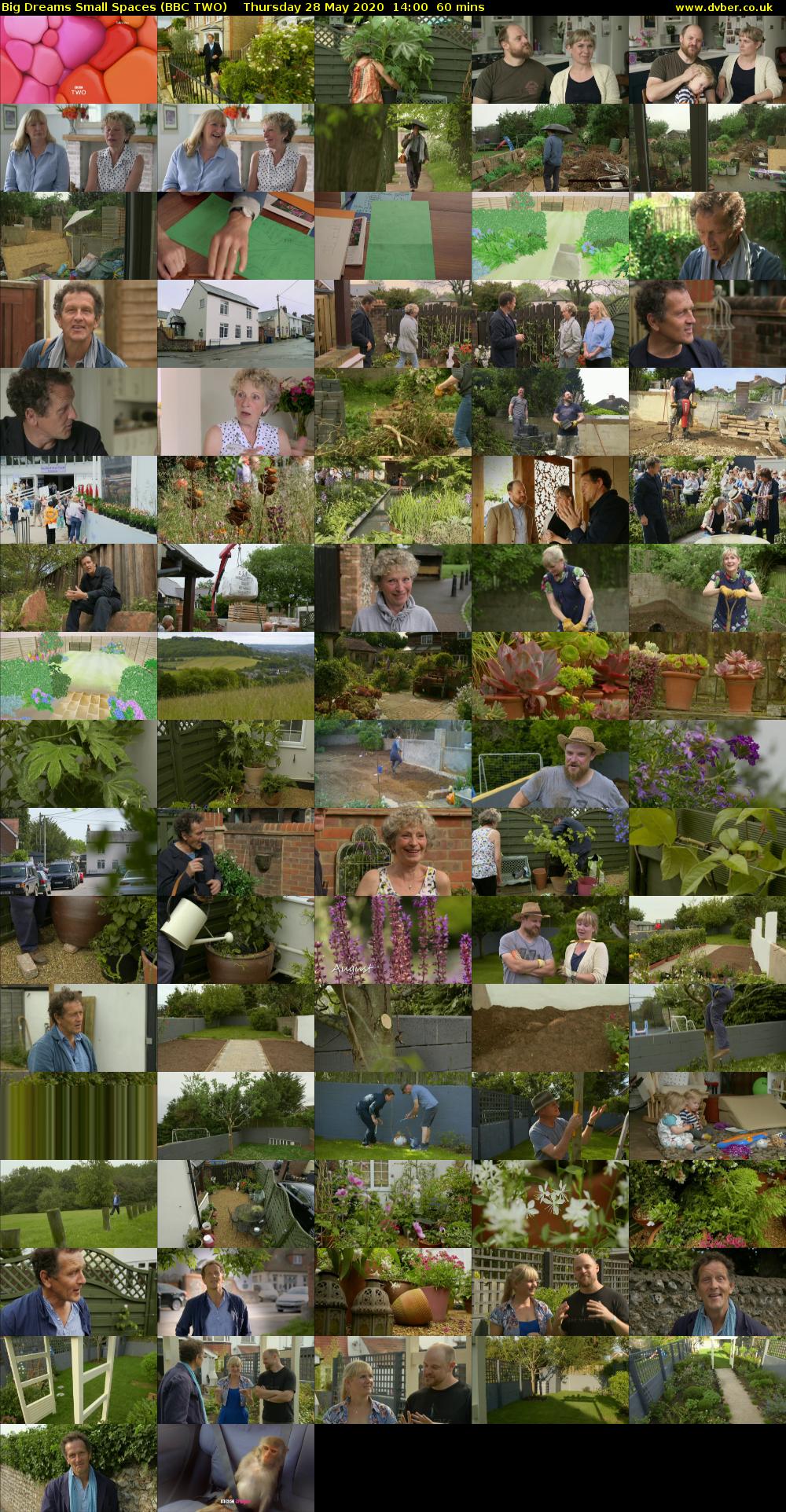 Big Dreams Small Spaces (BBC TWO) Thursday 28 May 2020 14:00 - 15:00