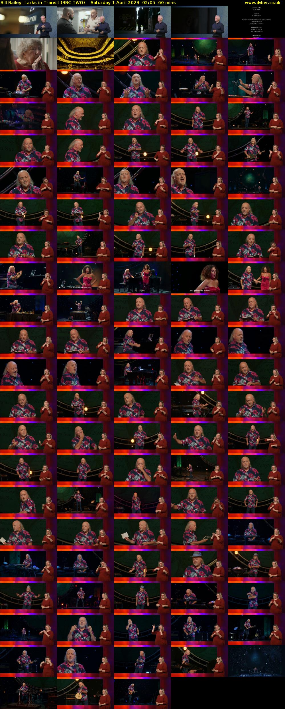 Bill Bailey: Larks in Transit (BBC TWO) Saturday 1 April 2023 02:05 - 03:05