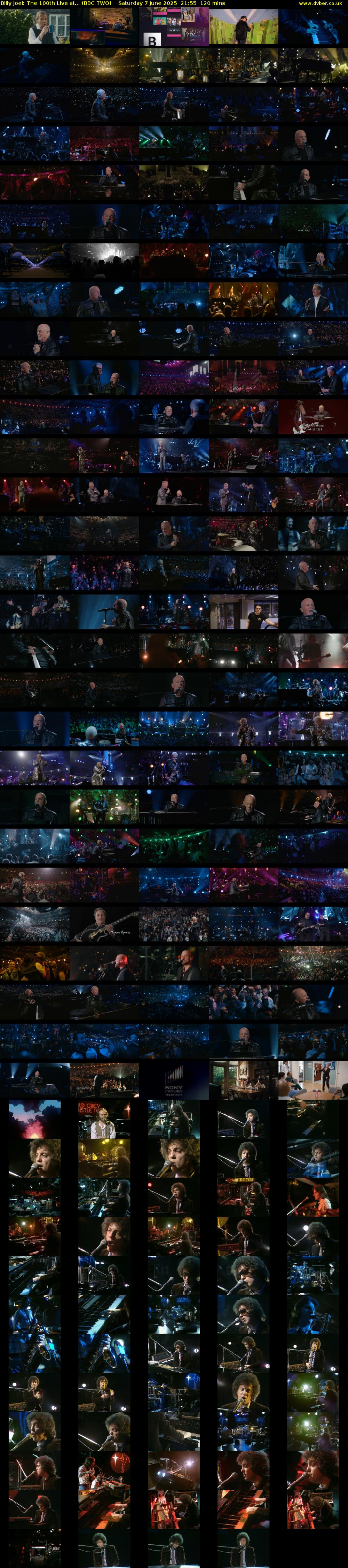 Billy Joel: The 100th Live at... (BBC TWO) Saturday 7 June 2025 21:55 - 23:55