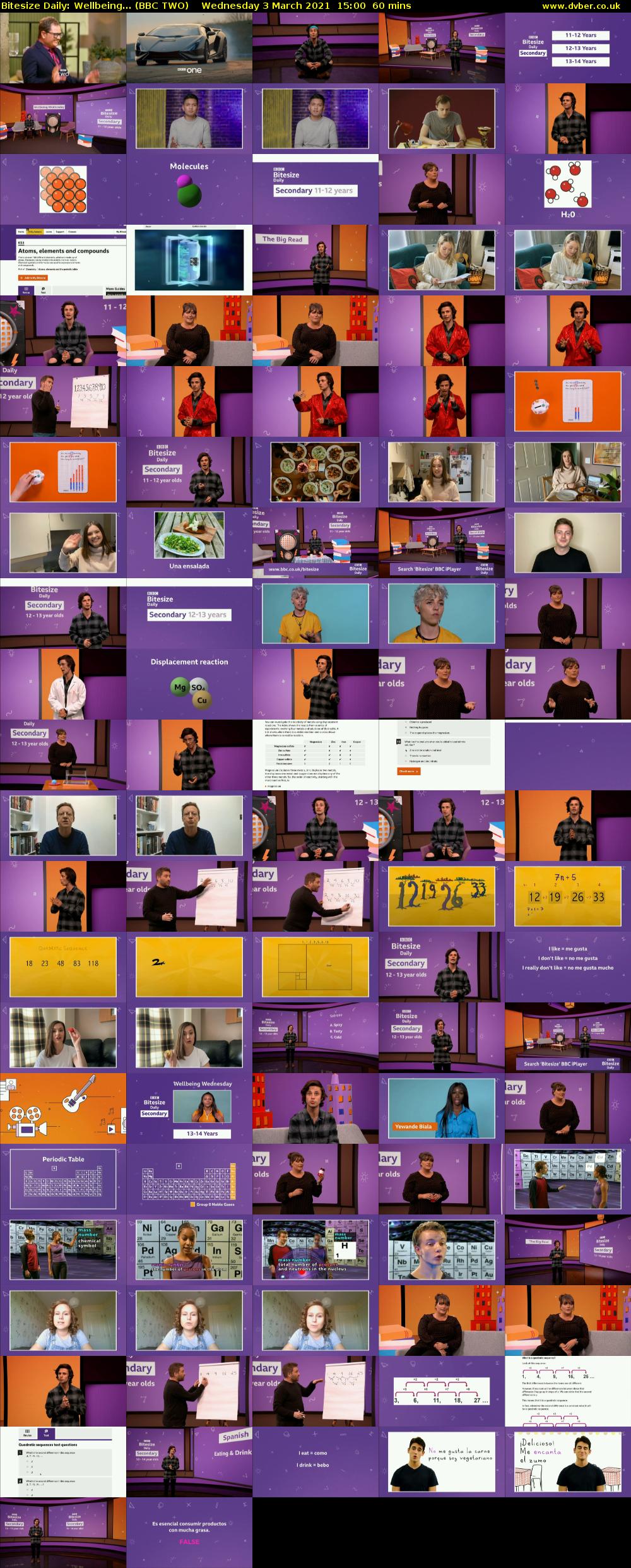 Bitesize Daily: Wellbeing... (BBC TWO) Wednesday 3 March 2021 15:00 - 16:00
