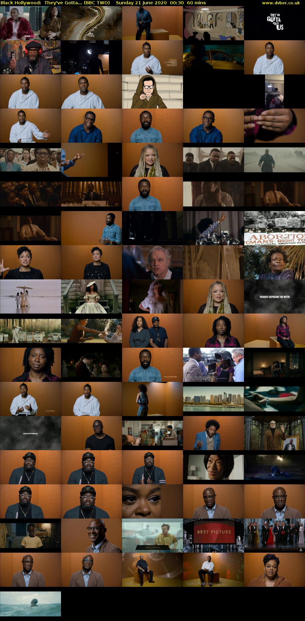 Black Hollywood: They've Gotta... (BBC TWO) Sunday 21 June 2020 00:30 - 01:30