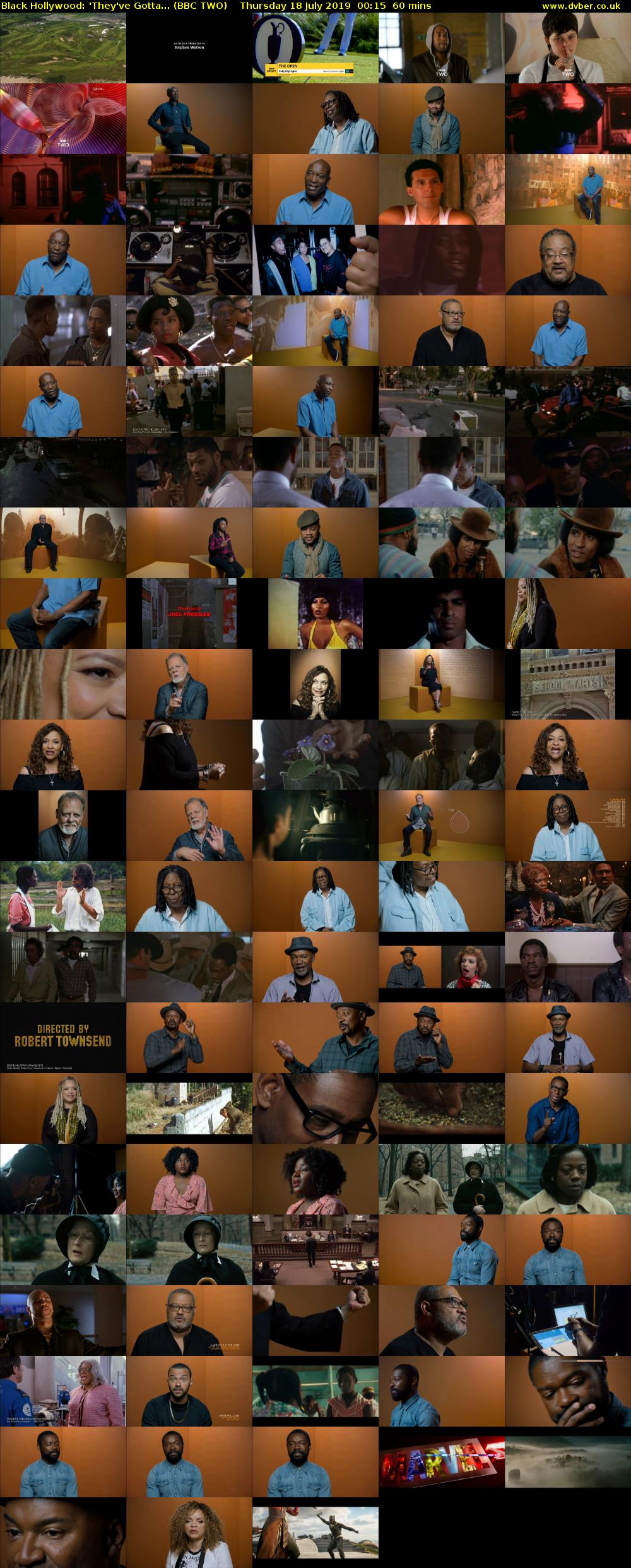 Black Hollywood: 'They've Gotta... (BBC TWO) Thursday 18 July 2019 00:15 - 01:15