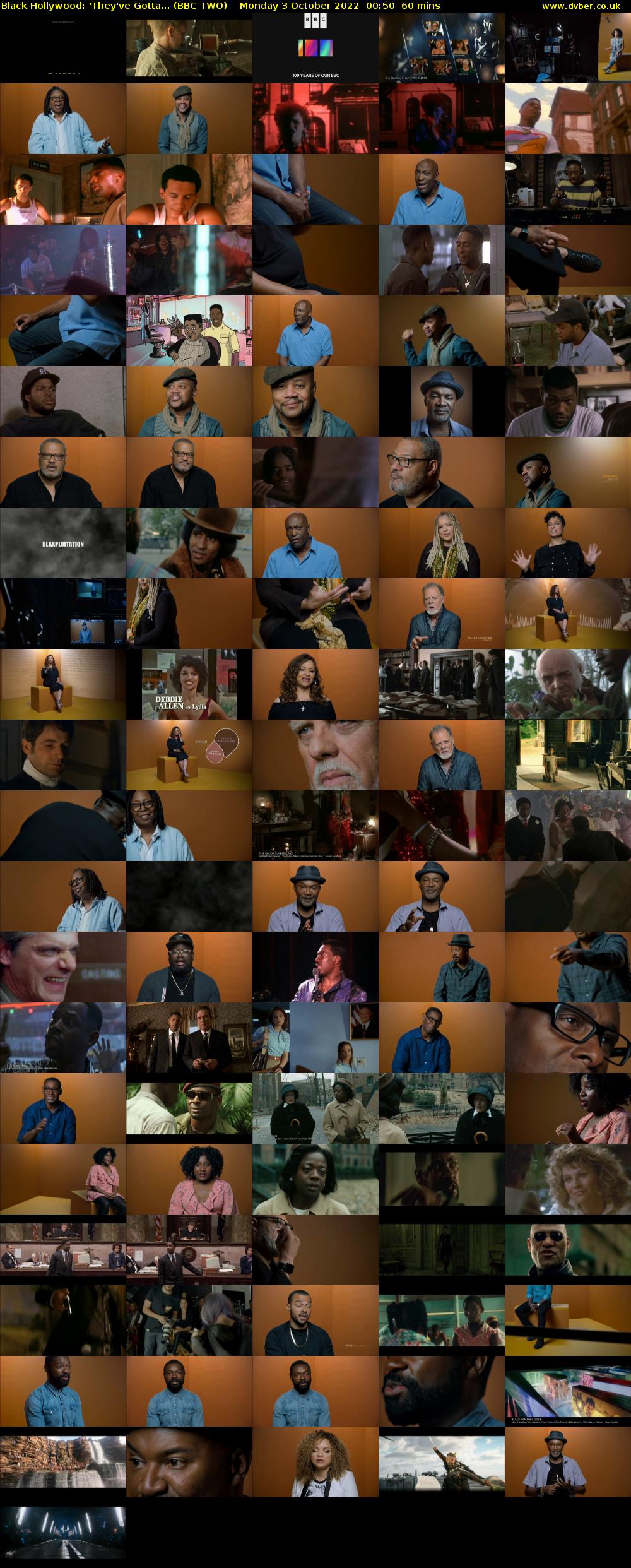 Black Hollywood: 'They've Gotta... (BBC TWO) Monday 3 October 2022 00:50 - 01:50