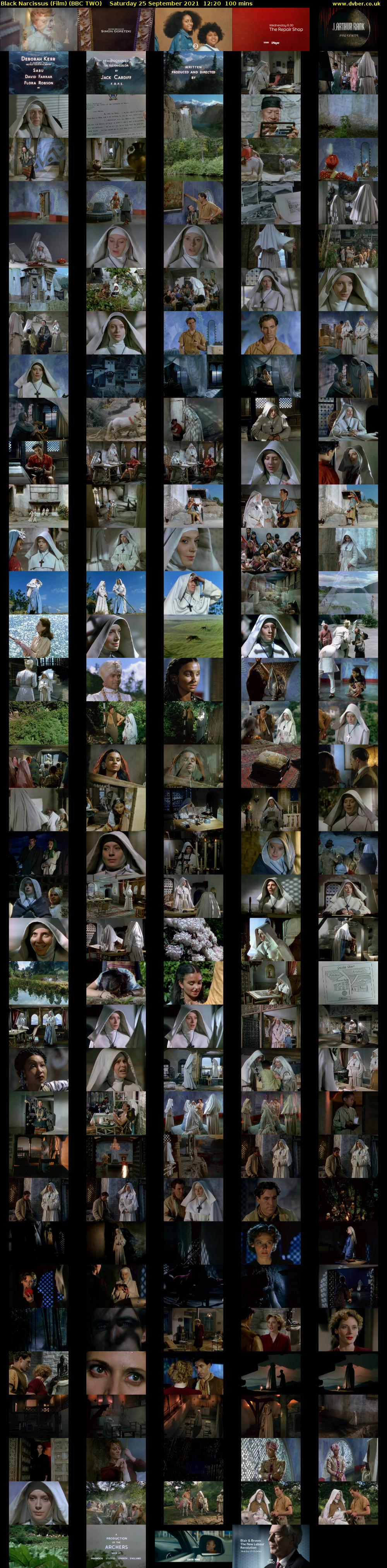 Black Narcissus (Film) (BBC TWO) Saturday 25 September 2021 12:20 - 14:00