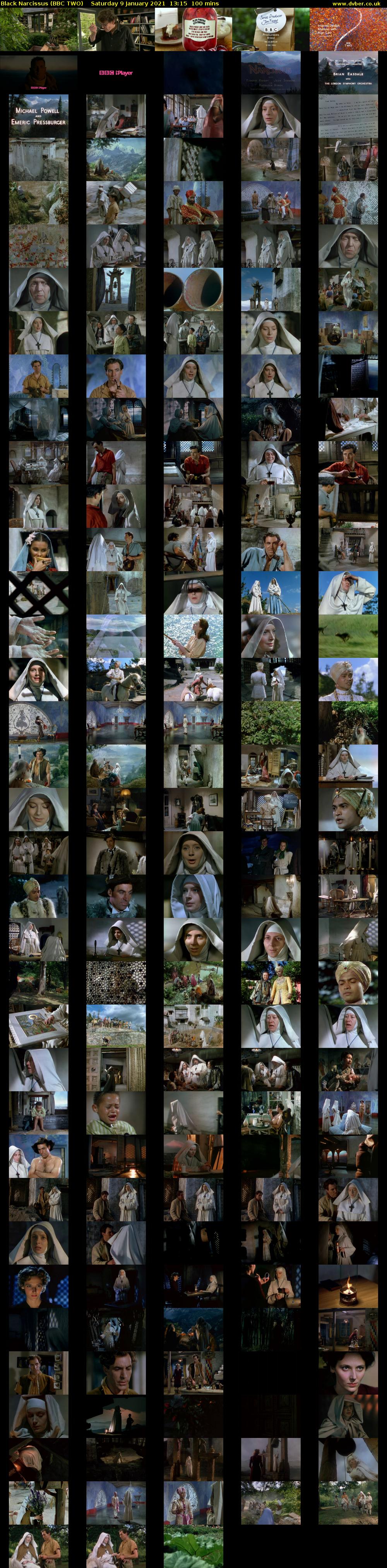 Black Narcissus (BBC TWO) Saturday 9 January 2021 13:15 - 14:55