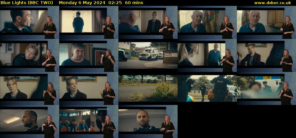 Blue Lights (BBC TWO) Monday 6 May 2024 02:25 - 03:25