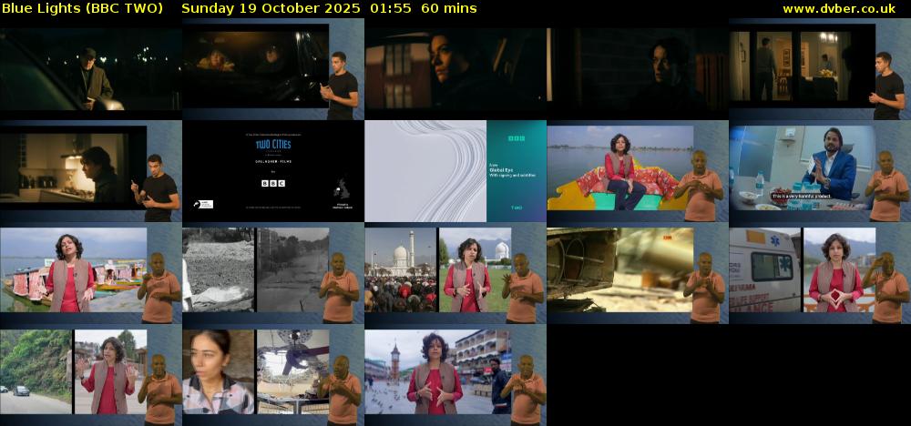 Blue Lights (BBC TWO) Sunday 19 October 2025 01:55 - 02:55