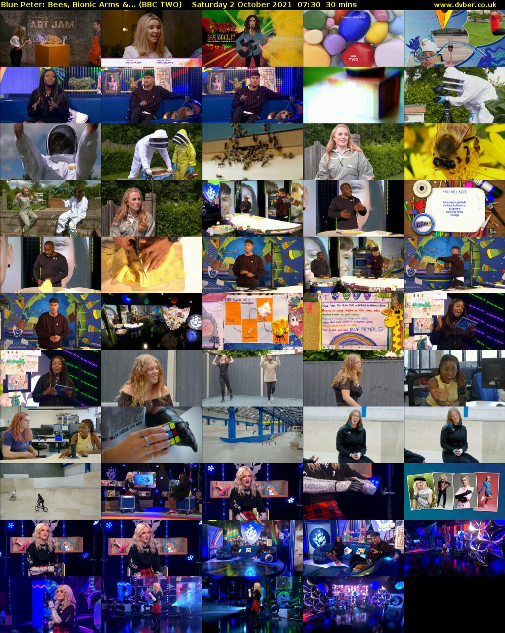 Blue Peter: Bees, Bionic Arms &... (BBC TWO) Saturday 2 October 2021 07:30 - 08:00