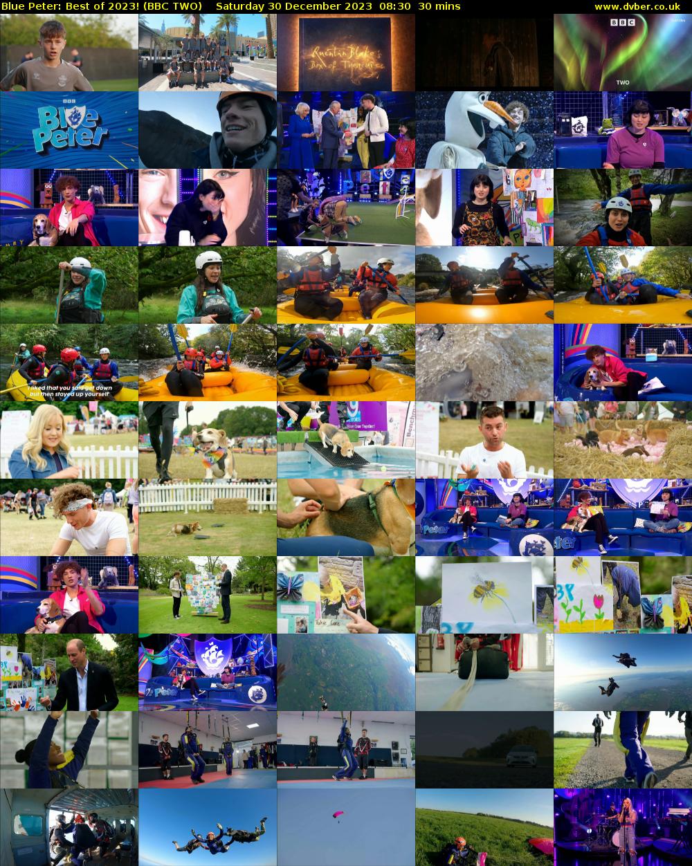 Blue Peter: Best of 2023! (BBC TWO) Saturday 30 December 2023 08:30 - 09:00