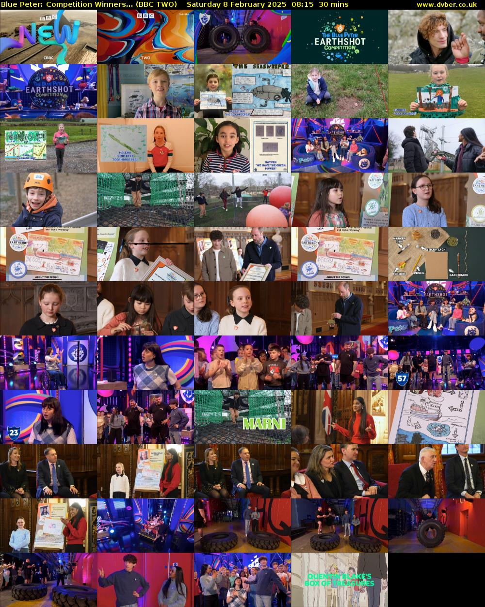 Blue Peter: Competition Winners... (BBC TWO) Saturday 8 February 2025 08:15 - 08:45