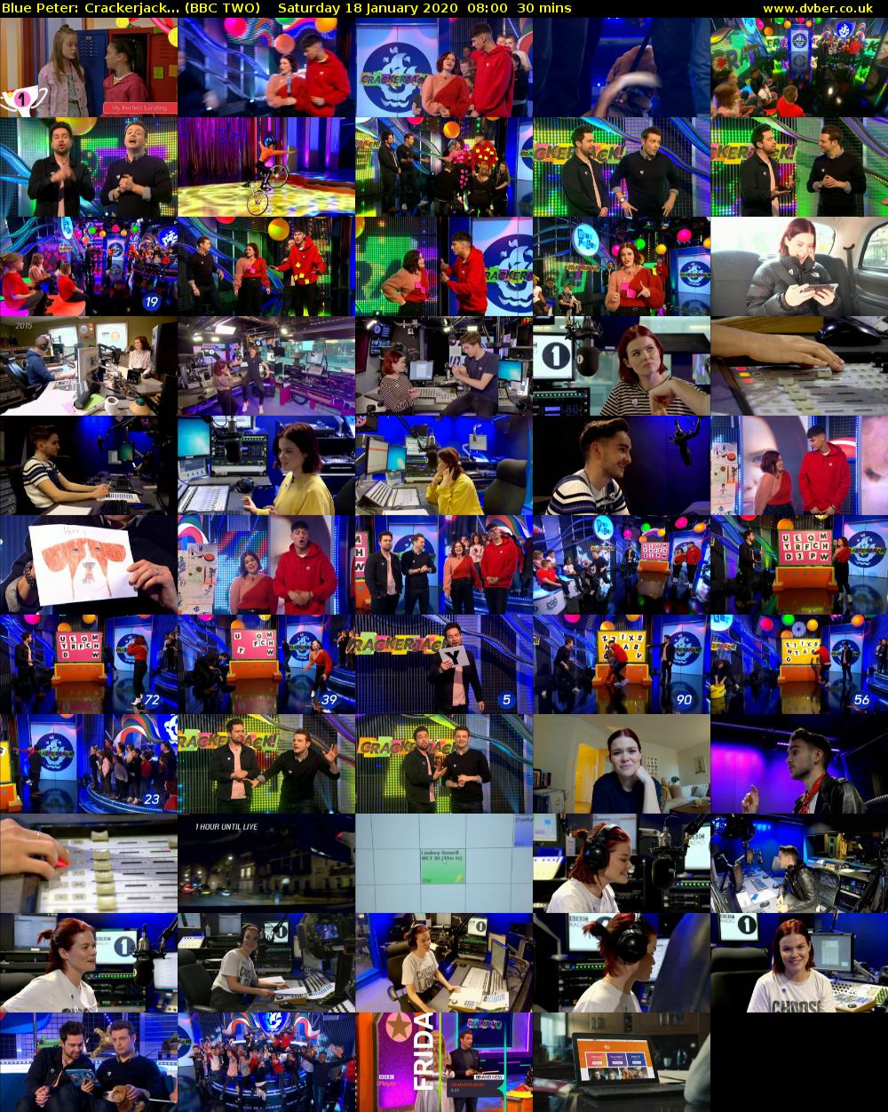 Blue Peter: Crackerjack... (BBC TWO) Saturday 18 January 2020 08:00 - 08:30